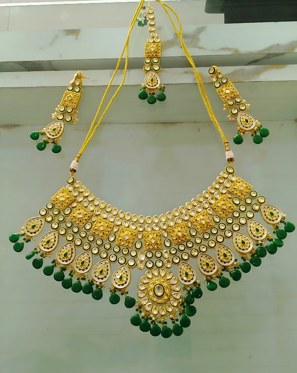 Double Sided Kundan Necklace Set