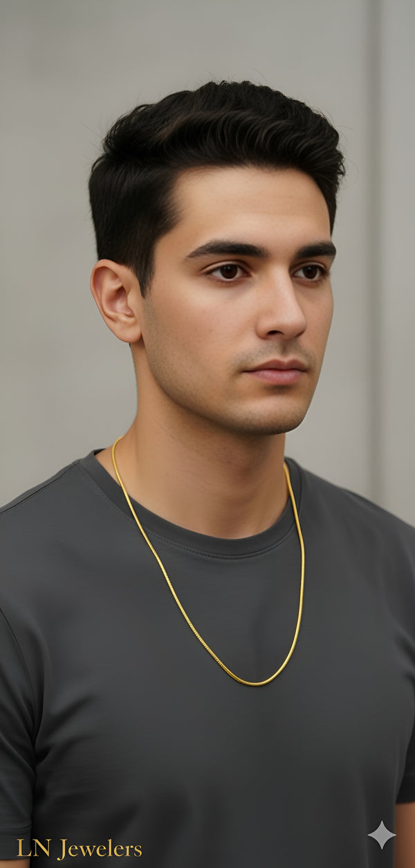 1GM GOLD GENTS CHAIN