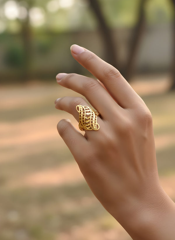 1GM GOLD LADIES RING