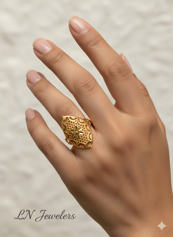 1GM GOLD LADIES RING