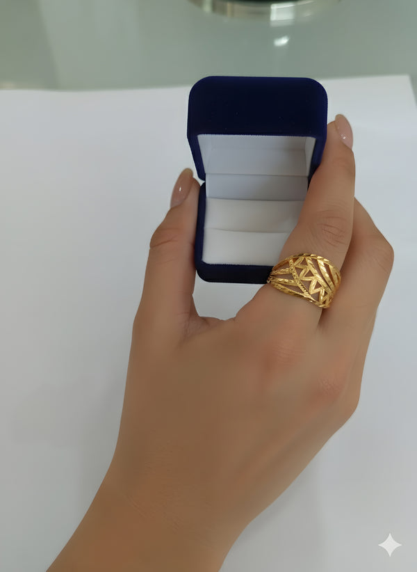 1GM GOLD LADIES RING