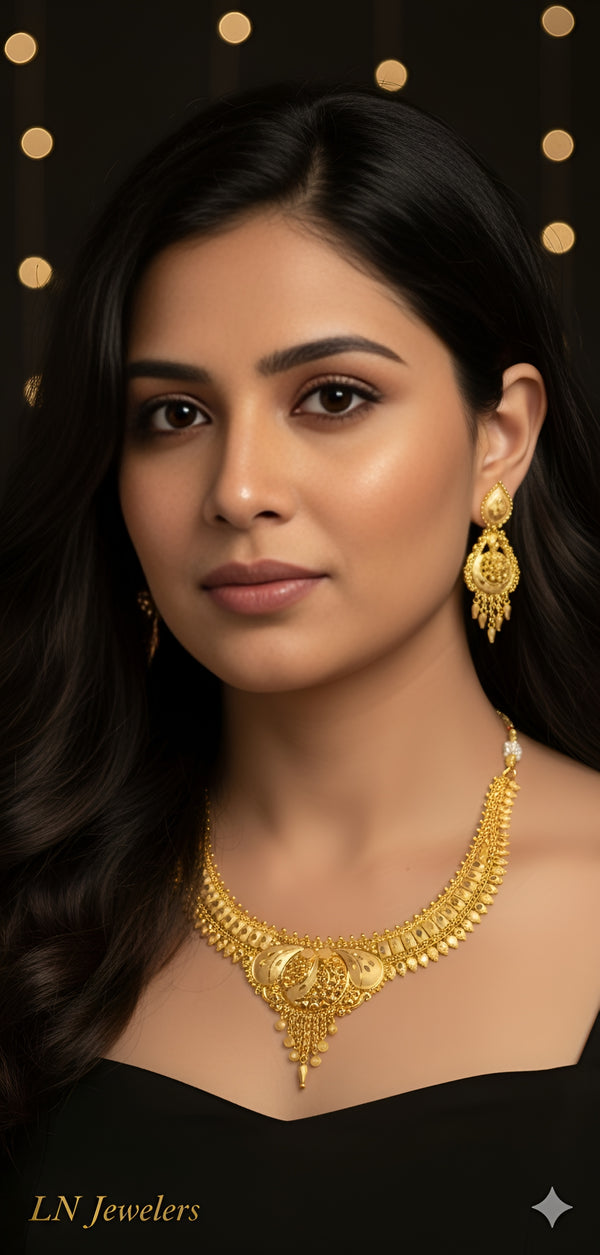 1GM GOLD SHORT NECKLACE