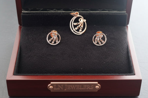 Ad Pendent with Earrings