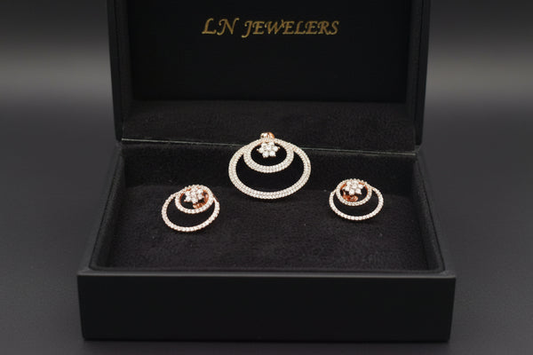 Ad Pendent with Earrings set