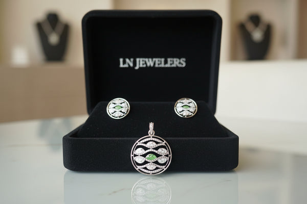 Pendent with Earrings