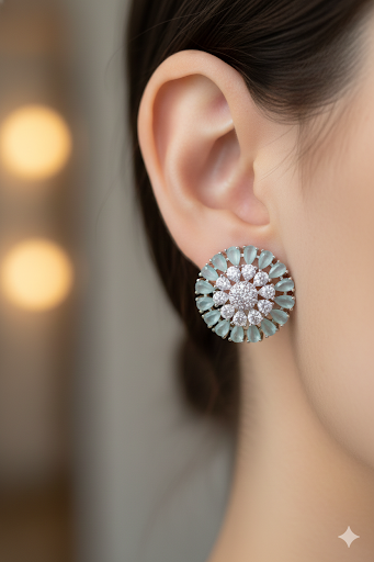 SUNBURST AD EARRINGS