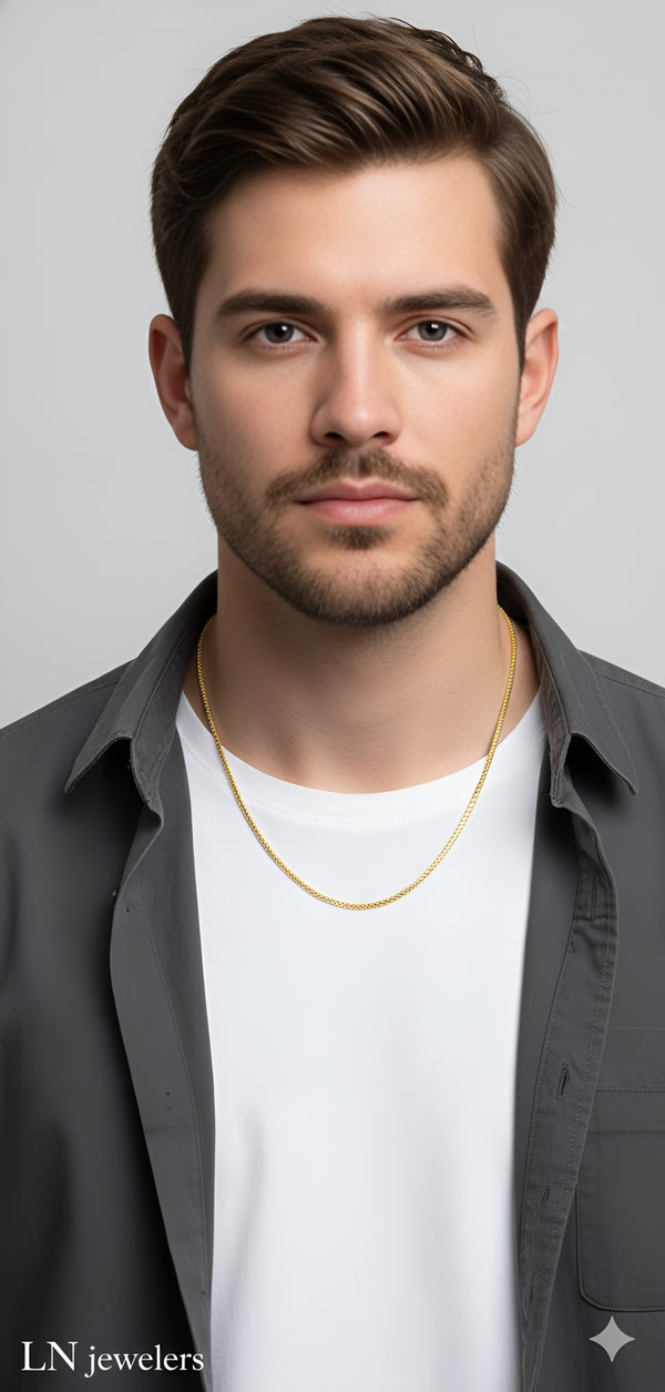 1GM GOLD GENTS CHAIN