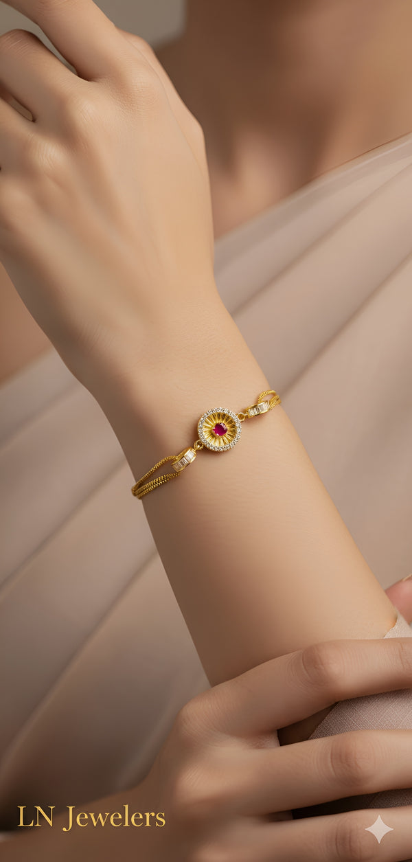 1GM GOLD LADIES BRACELET