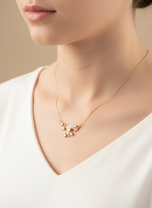 PENDENT SET ROSE GOLD